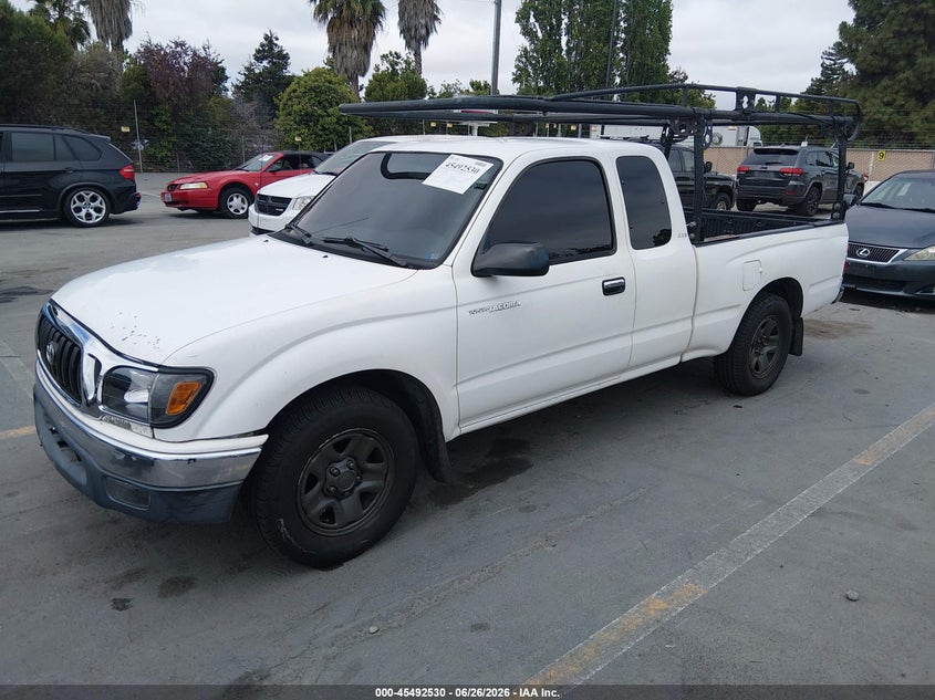 2002 Toyota Tacoma VIN 5TEVL52N72Z133957 IAAI salvage auction — THEFT, Salvage (California), sold $4,050 on 2026-07-13 (photo 2)