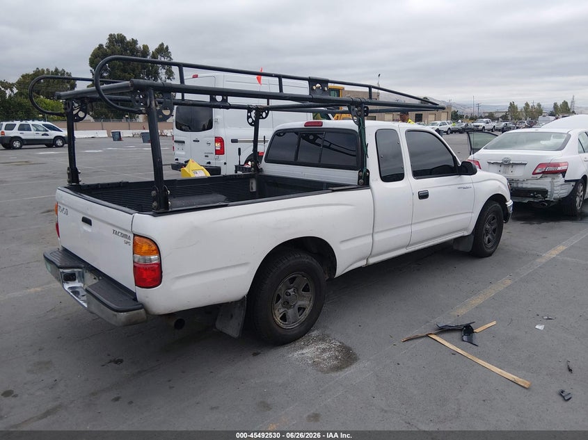 2002 Toyota Tacoma VIN 5TEVL52N72Z133957 IAAI salvage auction — THEFT, Salvage (California), sold $4,050 on 2026-07-13 (photo 4)