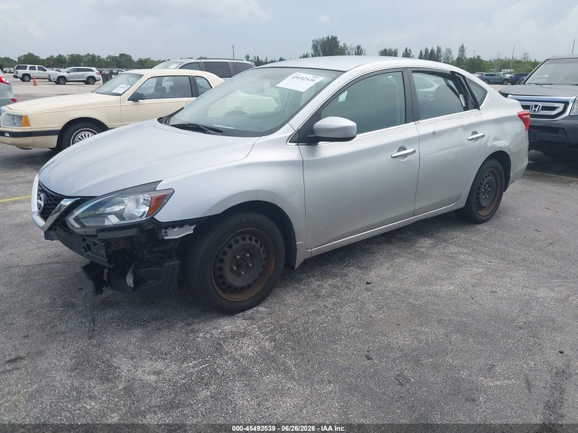 2017 Nissan Sentra VIN 3N1AB7AP7HY254425 IAAI salvage auction — NORMAL WEAR, Clear (Florida), sold $475 on 2026-07-05 (photo 2)