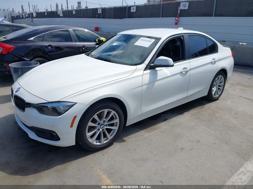 2016 BMW 3er VIN WBA8E1G58GNT99276 IAAI salvage auction — REAR END, Salvage (California), sold $2,450 on 2026-08-05 (photo 2)