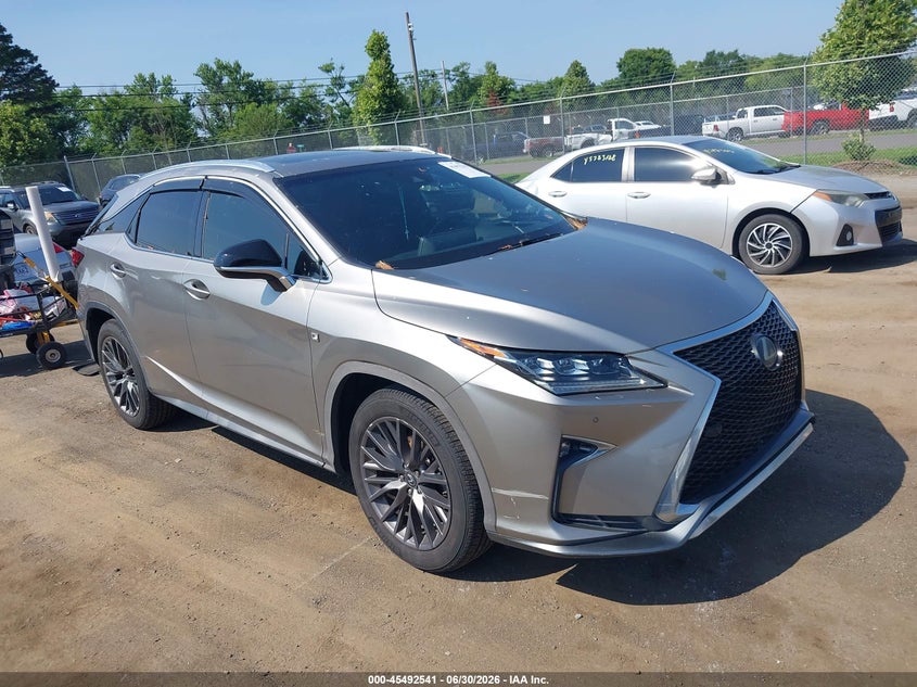 2017 Lexus Rx VIN 2T2BZMCA4HC084086 IAAI salvage auction — ROOF, Salvage Title, sold $12,600 on 2026-07-29 (photo 1)
