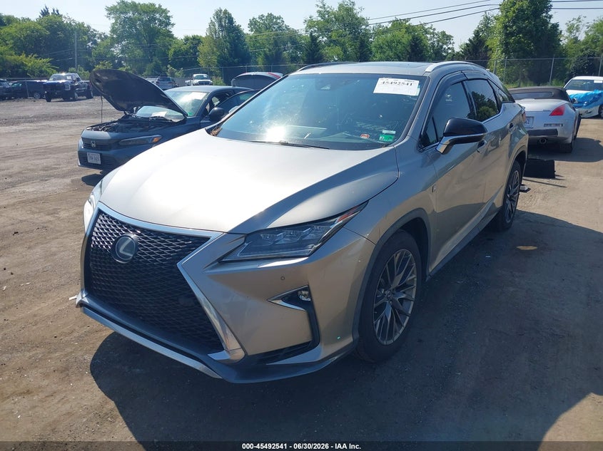 2017 Lexus Rx VIN 2T2BZMCA4HC084086 IAAI salvage auction — ROOF, Salvage Title, sold $12,600 on 2026-07-29 (photo 2)