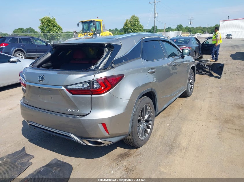 2017 Lexus Rx VIN 2T2BZMCA4HC084086 IAAI salvage auction — ROOF, Salvage Title, sold $12,600 on 2026-07-29 (photo 4)