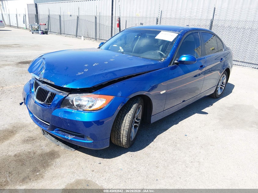 2008 BMW 3 series VIN WBAVC53528FZ84727 IAAI salvage auction — FRONT END, Salvage (California), sold $1,250 on 2026-07-13 (photo 2)