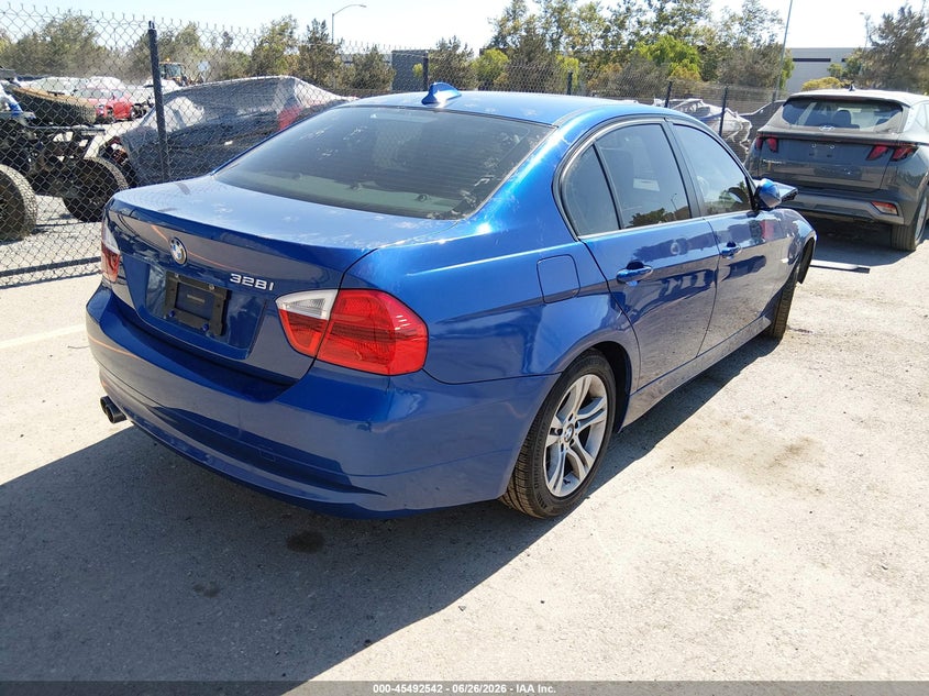 2008 BMW 3 series VIN WBAVC53528FZ84727 IAAI salvage auction — FRONT END, Salvage (California), sold $1,250 on 2026-07-13 (photo 4)