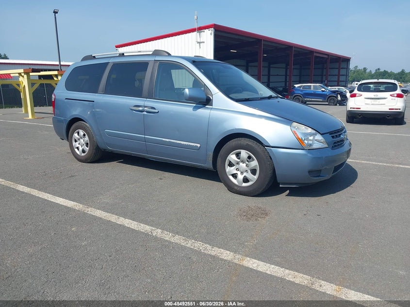 2008 Kia SEDONA VIN KNDMB233086228053 IAAI salvage auction — NORMAL WEAR, Clear (New York), sold $550 on 2026-07-09 (photo 1)
