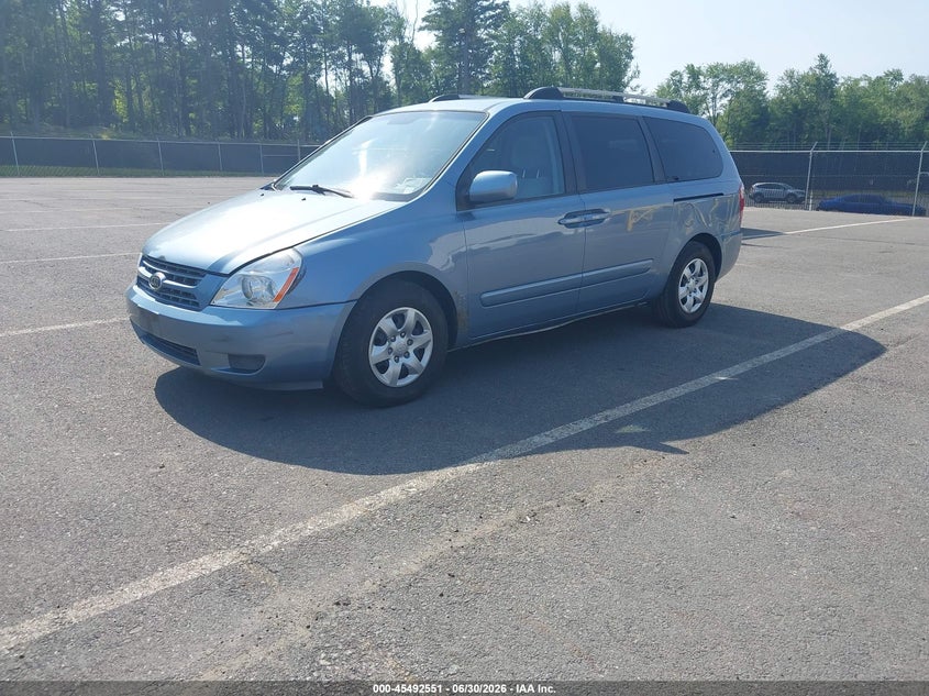 2008 Kia SEDONA VIN KNDMB233086228053 IAAI salvage auction — NORMAL WEAR, Clear (New York), sold $550 on 2026-07-09 (photo 2)