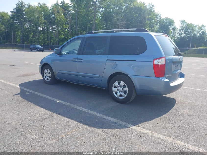 2008 Kia SEDONA VIN KNDMB233086228053 IAAI salvage auction — NORMAL WEAR, Clear (New York), sold $550 on 2026-07-09 (photo 3)