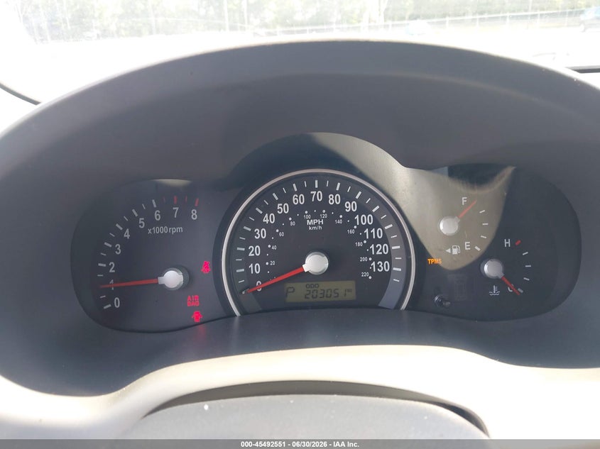 2008 Kia SEDONA VIN KNDMB233086228053 IAAI salvage auction — NORMAL WEAR, Clear (New York), sold $550 on 2026-07-09 (photo 7)