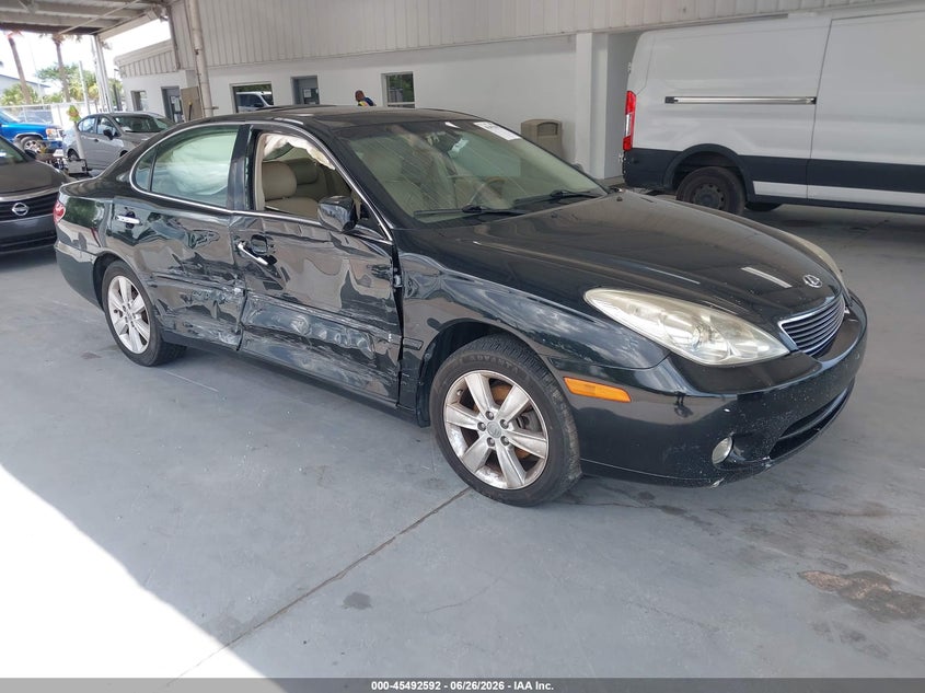 2006 Lexus ES VIN JTHBA30G865174168 IAAI salvage auction — RIGHT SIDE, Rebuildable (Florida), sold $25 on 2026-07-22 (photo 1)