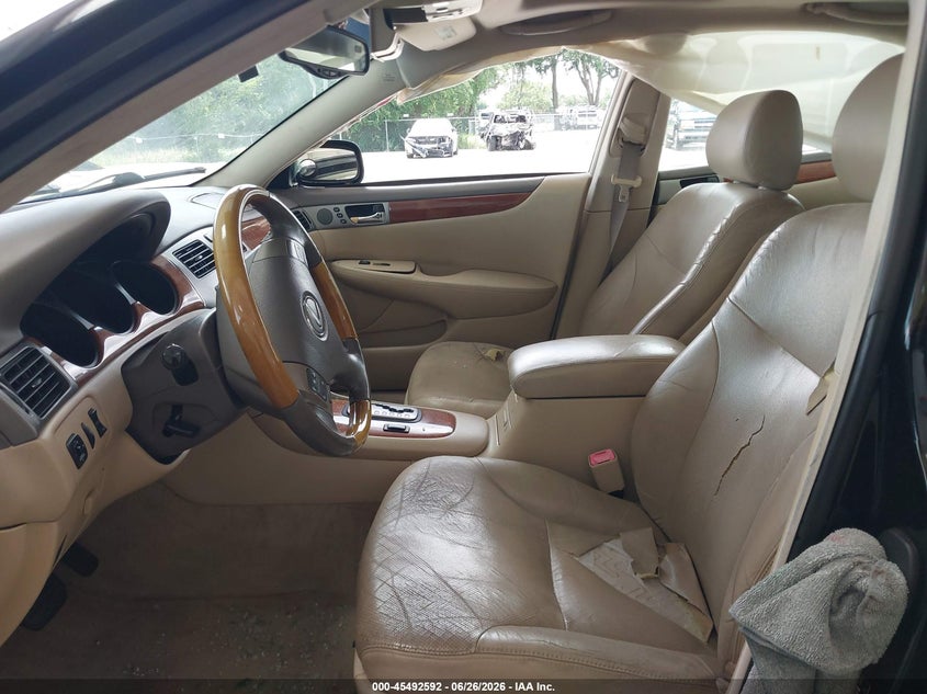 2006 Lexus ES VIN JTHBA30G865174168 IAAI salvage auction — RIGHT SIDE, Rebuildable (Florida), sold $25 on 2026-07-22 (photo 5)