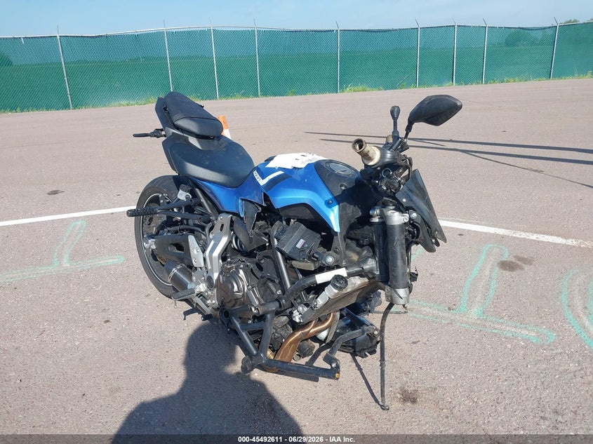 2017 Yamaha Fz VIN JYARM06E6HA012251 IAAI salvage auction — FRONT END, Salvage (Iowa), sold $750 on 2026-07-28 (photo 1)