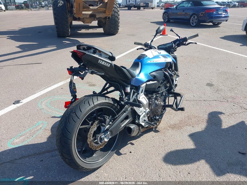2017 Yamaha Fz VIN JYARM06E6HA012251 IAAI salvage auction — FRONT END, Salvage (Iowa), sold $750 on 2026-07-28 (photo 4)