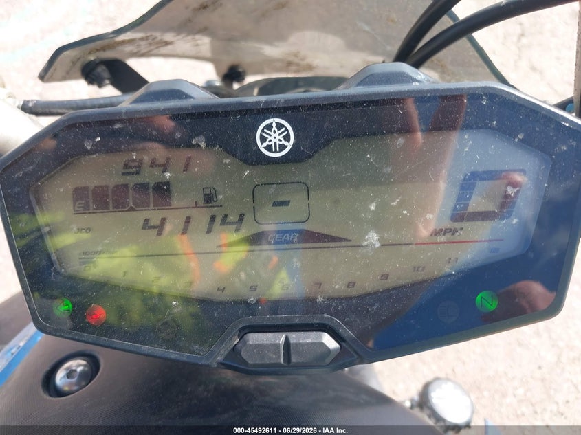 2017 Yamaha Fz VIN JYARM06E6HA012251 IAAI salvage auction — FRONT END, Salvage (Iowa), sold $750 on 2026-07-28 (photo 7)