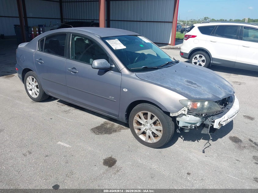 2007 Mazda 3 VIN JM1BK323171661861 IAAI salvage auction — SIDE, Rebuildable (Florida), sold $300 on 2026-07-22 (photo 1)
