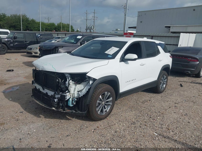 2026 Chevrolet Equinox VIN 3GNAXPEG1TL461902 IAAI salvage auction — FRONT & REAR, Clear (Texas), sold $12,500 on 2026-07-30 (photo 2)