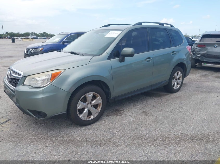 2016 Subaru Forester VIN JF2SJADC6GH408192 IAAI salvage auction — NORMAL WEAR, Clear (Florida), sold $475 on 2026-07-23 (photo 2)
