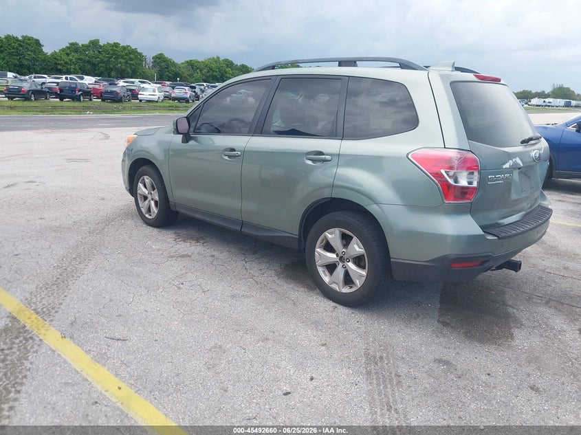 2016 Subaru Forester VIN JF2SJADC6GH408192 IAAI salvage auction — NORMAL WEAR, Clear (Florida), sold $475 on 2026-07-23 (photo 3)