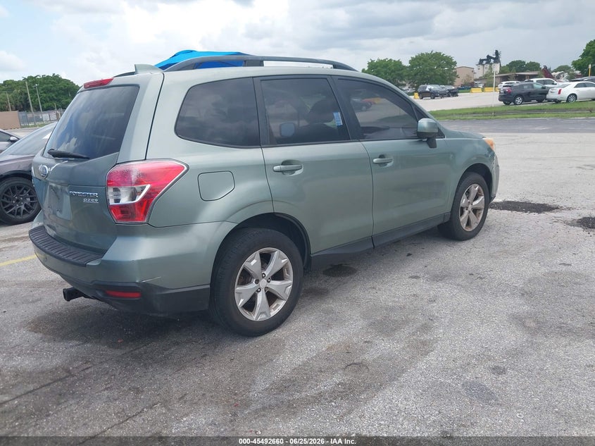 2016 Subaru Forester VIN JF2SJADC6GH408192 IAAI salvage auction — NORMAL WEAR, Clear (Florida), sold $475 on 2026-07-23 (photo 4)