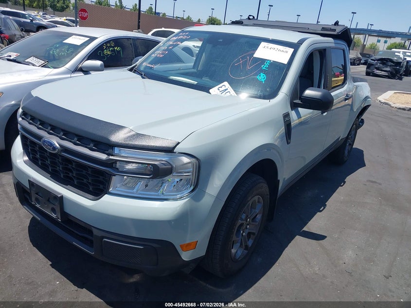 2023 Ford Maverick VIN 3FTTW8E36PRA72313 IAAI salvage auction — REAR END, Salvage Title, sold $7,300 on 2026-07-17 (photo 2)