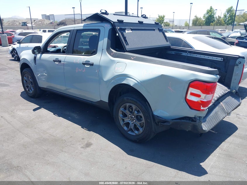 2023 Ford Maverick VIN 3FTTW8E36PRA72313 IAAI salvage auction — REAR END, Salvage Title, sold $7,300 on 2026-07-17 (photo 3)