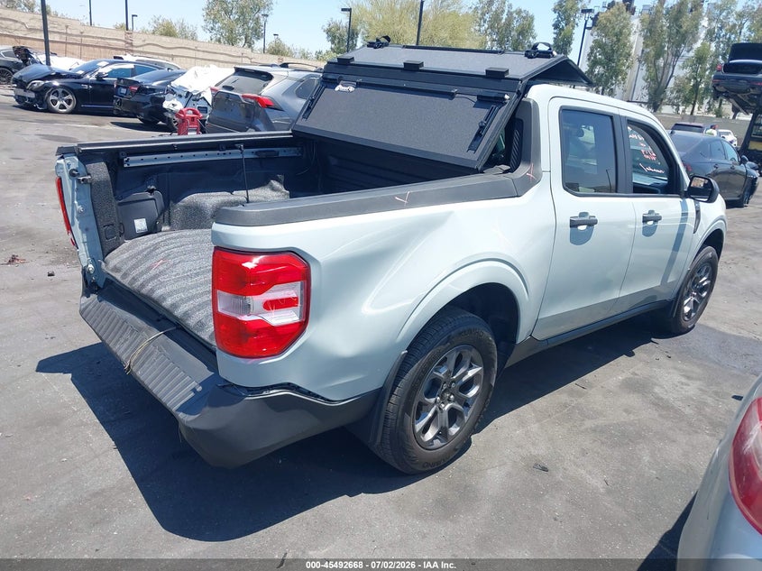 2023 Ford Maverick VIN 3FTTW8E36PRA72313 IAAI salvage auction — REAR END, Salvage Title, sold $7,300 on 2026-07-17 (photo 4)