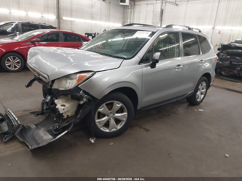 2015 Subaru Forester VIN JF2SJAHC5FH461720 IAAI salvage auction — FRONT END, Salvage (Minnesota), sold $1,200 on 2026-09-05 (photo 2)
