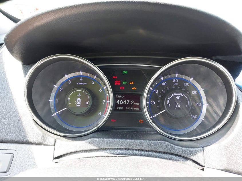 2013 Hyundai Sonata VIN 5NPEC4AB3DH676102 IAAI salvage auction — FRONT END, Salvage Title, sold $325 on 2026-07-22 (photo 7)