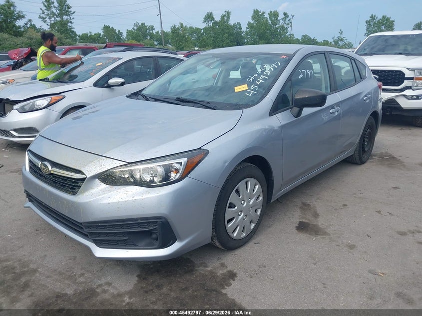 2023 Subaru Impreza VIN 4S3GTAB6XP3722372 IAAI salvage auction — HAIL, Salvage Title, sold $9,600 on 2026-08-18 (photo 2)