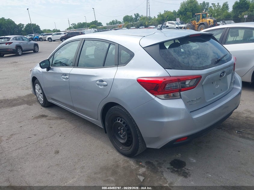 2023 Subaru Impreza VIN 4S3GTAB6XP3722372 IAAI salvage auction — HAIL, Salvage Title, sold $9,600 on 2026-08-18 (photo 3)