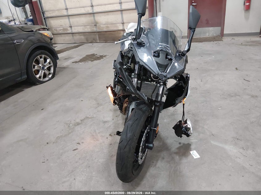 2026 Kawasaki Ninja VIN ML5EXEP16TDAG7415 IAAI salvage auction — FRONT END, Salvage (Idaho), sold $750 on 2026-07-24 (photo 5)