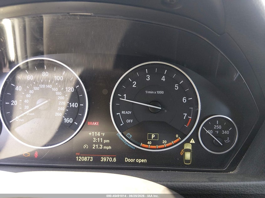 2014 BMW 3er VIN WBA3X5C53ED556863 IAAI salvage auction — NORMAL WEAR, Clear (Virginia), sold $675 on 2026-07-10 (photo 7)