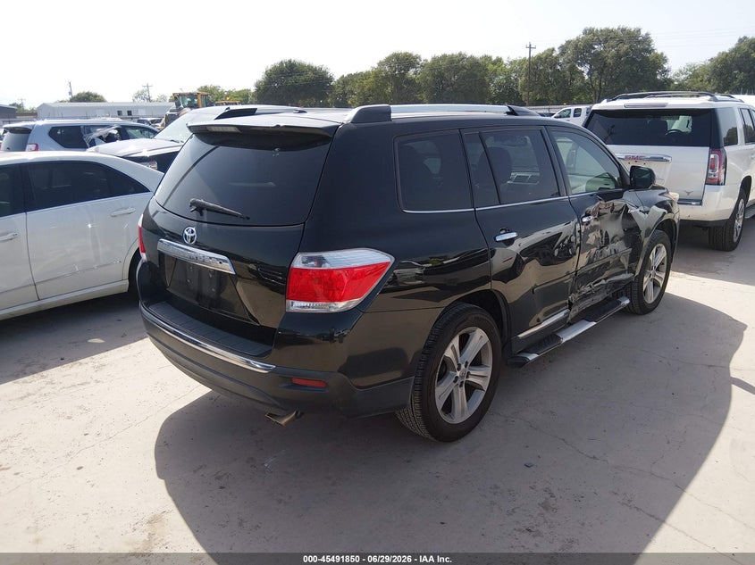 2012 Toyota Highlander VIN 5TDYK3EH1CS053675 IAAI salvage auction — LEFT & RIGHT, Original (Texas), sold $4,100 on 2026-07-30 (photo 4)