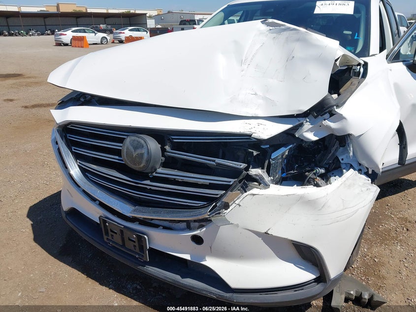 2018 Mazda Cx-9 VIN JM3TCABY2J0206653 IAAI salvage auction — FRONT END, Salvage (California), sold $1,750 on 2026-07-29 (photo 6)