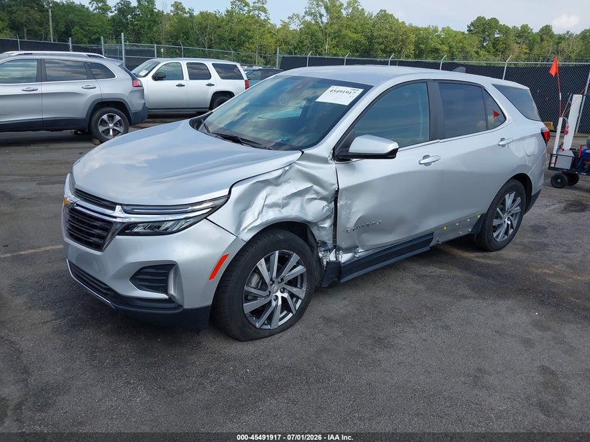 2022 Chevrolet Equinox VIN 3GNAXKEV0NL137649 IAAI salvage auction — LEFT SIDE, Salvage (South Carolina), sold $4,700 on 2026-07-19 (photo 2)