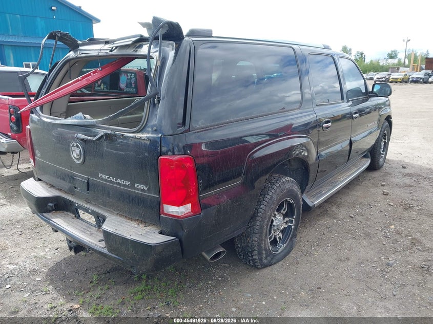 2004 Cadillac Escalade VIN 3GYFK66NX4G141552 IAAI salvage auction — REAR END, Bill Of Sale (Alaska), sold $600 on 2026-07-19 (photo 4)