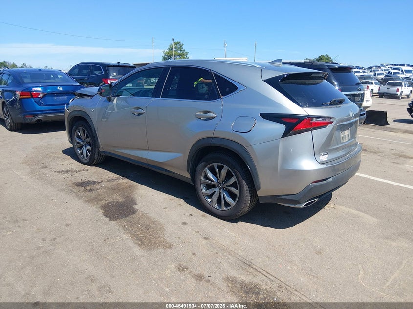 2016 Lexus Nx VIN JTJYARBZ4G2035121 IAAI salvage auction — FRONT END, Salvage (Mississippi), sold $4,550 on 2026-07-29 (photo 3)