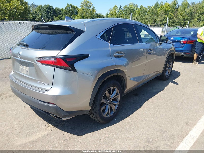 2016 Lexus Nx VIN JTJYARBZ4G2035121 IAAI salvage auction — FRONT END, Salvage (Mississippi), sold $4,550 on 2026-07-29 (photo 4)