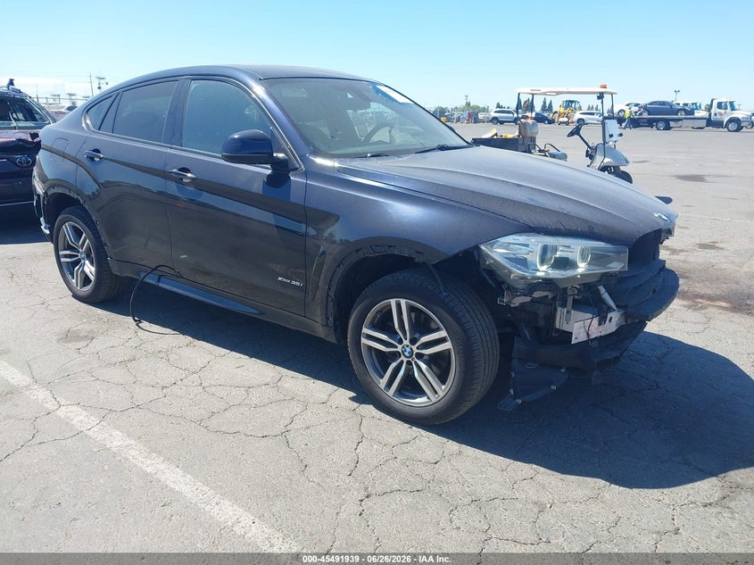 2016 BMW X6 VIN 5UXKU2C50G0N83629 IAAI salvage auction — FRONT END, Salvage (California), sold $6,900 on 2026-07-22 (photo 1)