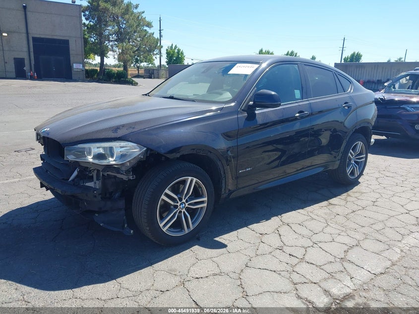 2016 BMW X6 VIN 5UXKU2C50G0N83629 IAAI salvage auction — FRONT END, Salvage (California), sold $6,900 on 2026-07-22 (photo 2)