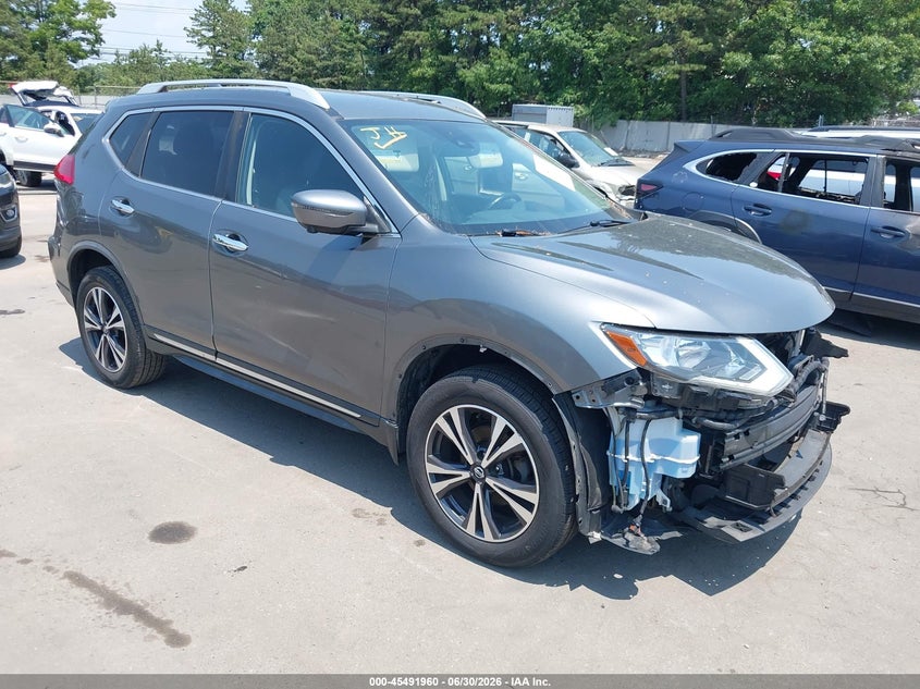2017 Nissan Rogue VIN JN8AT2MV3HW016235 IAAI salvage auction — FRONT END, Mv-907A (New York), sold $1,350 on 2026-07-14 (photo 1)