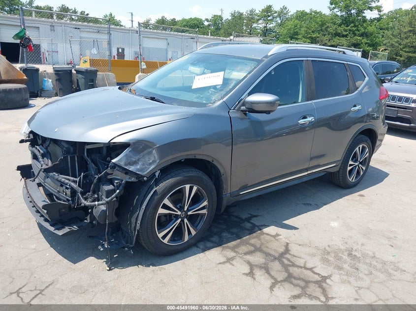 2017 Nissan Rogue VIN JN8AT2MV3HW016235 IAAI salvage auction — FRONT END, Mv-907A (New York), sold $1,350 on 2026-07-14 (photo 2)