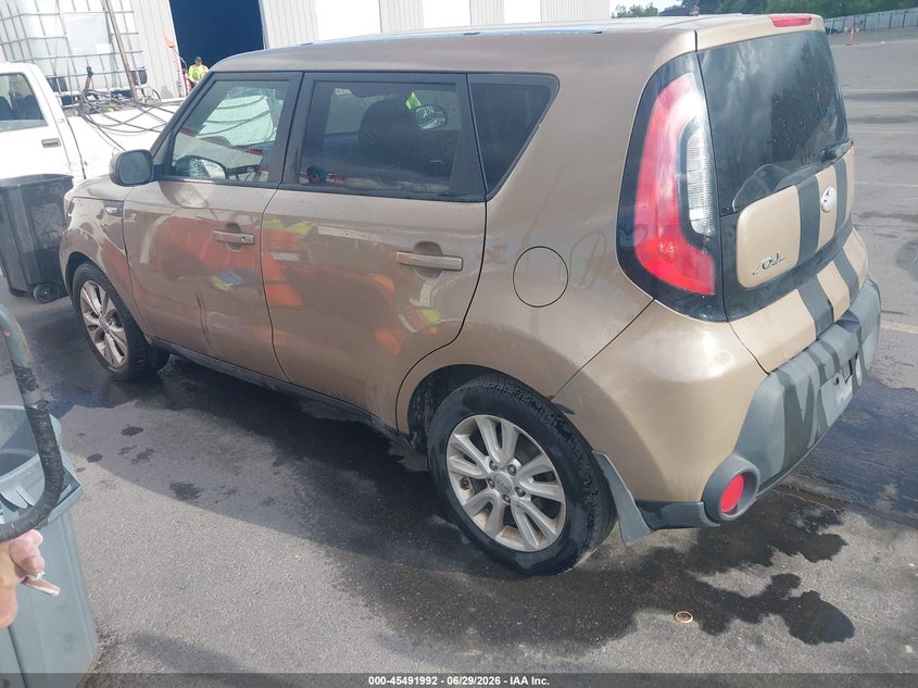 2014 Kia Soul VIN KNDJN2A21E7007779 IAAI salvage auction — NORMAL WEAR, Rebuilt/Restored (Utah), sold $325 on 2026-07-09 (photo 3)