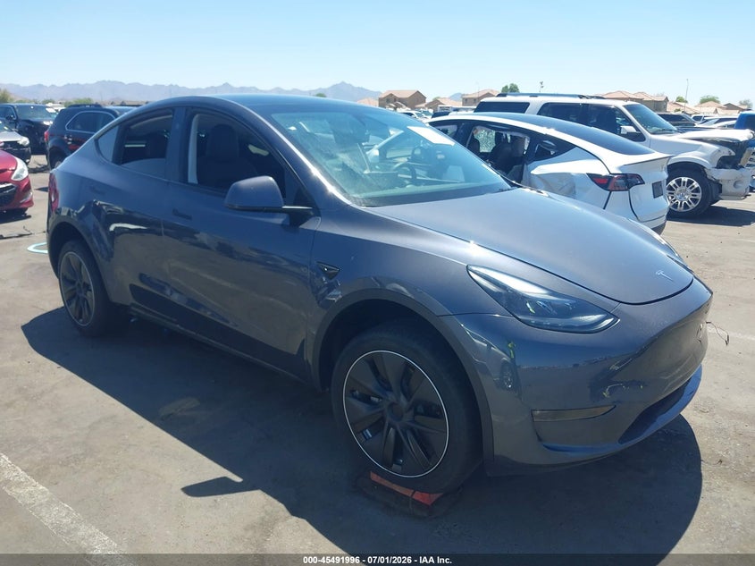 2023 Tesla Model y VIN 7SAYGDEE6PA210950 IAAI salvage auction — RIGHT FRONT, Salvage (Arizona), sold $8,300 on 2026-07-28 (photo 1)
