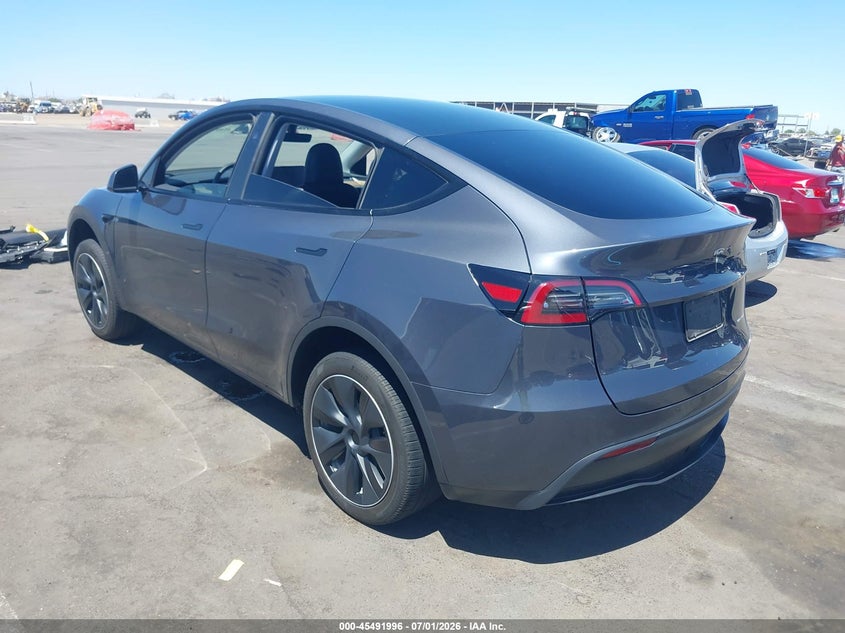 2023 Tesla Model y VIN 7SAYGDEE6PA210950 IAAI salvage auction — RIGHT FRONT, Salvage (Arizona), sold $8,300 on 2026-07-28 (photo 3)