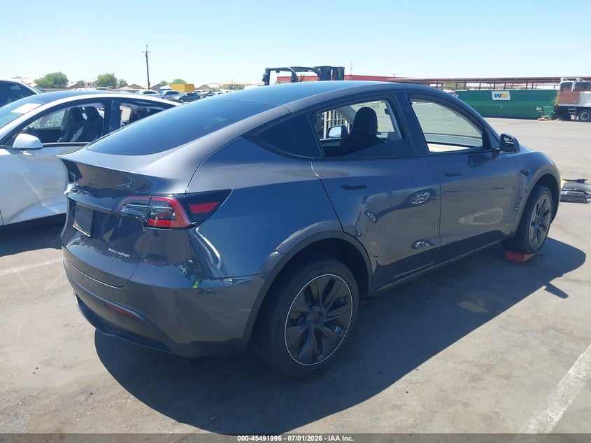 2023 Tesla Model y VIN 7SAYGDEE6PA210950 IAAI salvage auction — RIGHT FRONT, Salvage (Arizona), sold $8,300 on 2026-07-28 (photo 4)