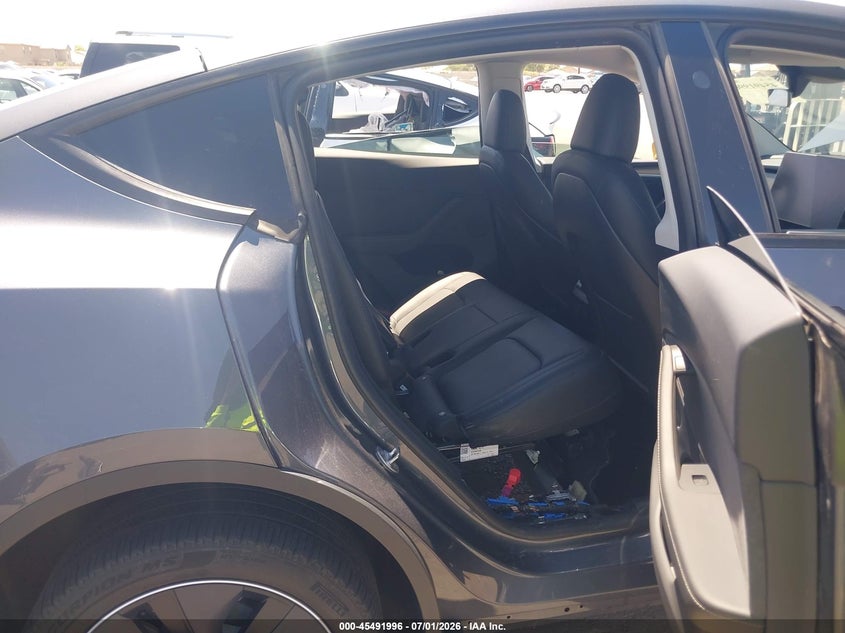 2023 Tesla Model y VIN 7SAYGDEE6PA210950 IAAI salvage auction — RIGHT FRONT, Salvage (Arizona), sold $8,300 on 2026-07-28 (photo 8)