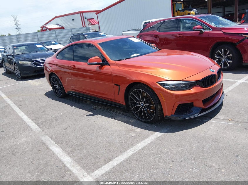 2018 BMW 4er VIN WBA4W9C54JAB95138 IAAI salvage auction — ENGINE DAMAGE, Salvage (Tennessee), sold $3,150 on 2026-07-21 (photo 1)