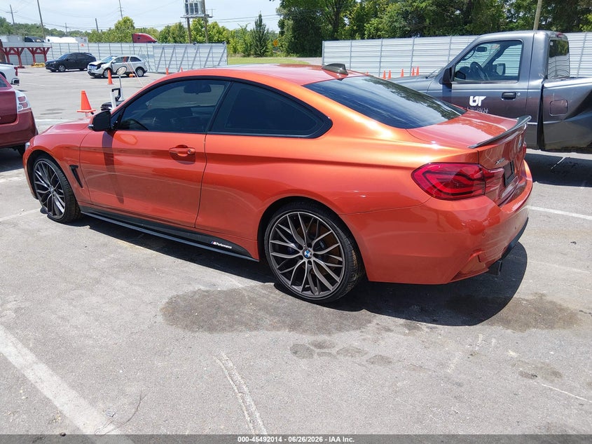 2018 BMW 4er VIN WBA4W9C54JAB95138 IAAI salvage auction — ENGINE DAMAGE, Salvage (Tennessee), sold $3,150 on 2026-07-21 (photo 3)