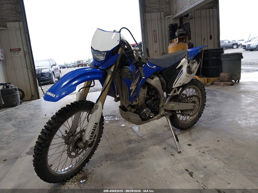 2009 Yamaha Wr450 VIN JYACJ13Y29A004314 IAAI salvage auction — FRONT END, Salvage (Idaho), sold $925 on 2026-07-24 (photo 2)